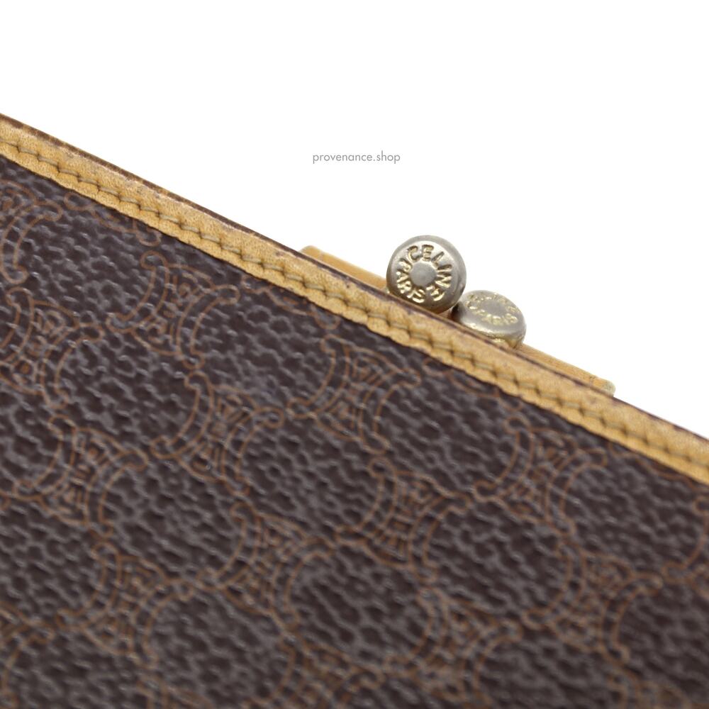 Celine Snap Wallet - Macadam Triomphe - image 5